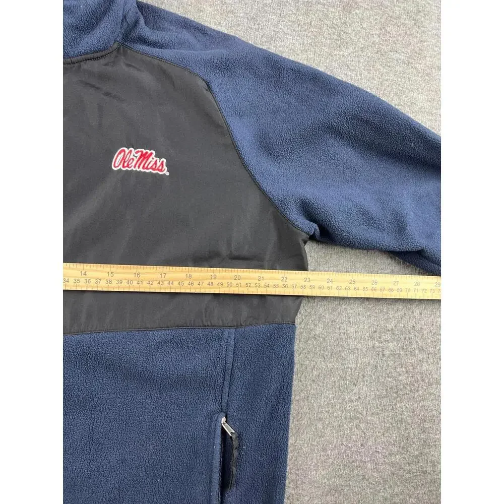Gear for Sports Men's Navy and Black Full-Zip‎ Fleece Jacket Size Medium